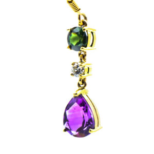 Amethist_green_sapphire and diamond earings_aviyaka_exorti_earrings_bg_4740